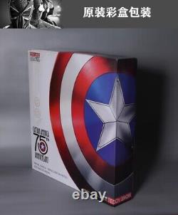 IN US! 11 Marvel Captain America 75th Anniversary Alloy Shield Collection Gifts