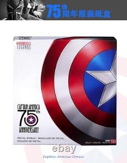 IN US! 11 Marvel Captain America 75th Anniversary Alloy Shield Collection Gifts