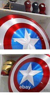 IN US 11 Marvel Cosplay Captain America 75th Anniversary Alloy Shield Toys Gift