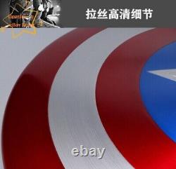 IN US 11 Marvel Cosplay Captain America 75th Anniversary Alloy Shield Toys Gift