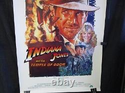 INDIANA JONES TEMPLE OF DOOM 1984 Movie POSTER 27x40 Original