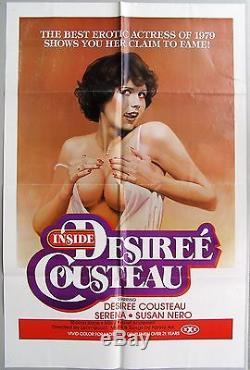 INSIDE DESIREE COUSTEAU Original Movie One Sheet, VERY GOOD, 1979