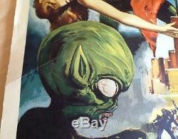 Invasion Of The Saucer-men Original Insert Movie Poster