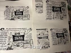 IRWIN ALLEN PRODUCTION ART LOT Storyboards Musical Posters THE BIG CIRCUS x1