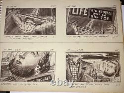 IRWIN ALLEN PRODUCTION ART LOT Storyboards Musical Posters THE BIG CIRCUS x1