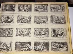 IRWIN ALLEN PRODUCTION ART LOT Storyboards Musical Posters THE BIG CIRCUS x1