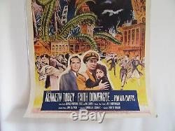 It Came From Beneath The Sea Original 1955 1sht Movie Poster Linen Vg