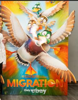 Illumination's Migration Original theatrical standee Dead stock