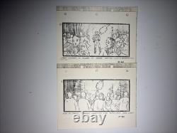 Indiana Jones Temple of Doom storyboard Movie prop CLUB OBI-WAN Star Wars SN-86