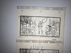 Indiana Jones Temple of Doom storyboard Movie prop CLUB OBI-WAN Star Wars SN-86