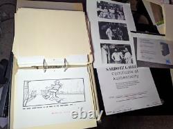 Indiana Jones Temple of Doom storyboard movie prop Spielberg Lucas STAR WARS