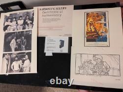 Indiana Jones Temple of Doom storyboard movie prop Spielberg Lucas STAR WARS