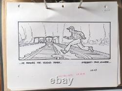Indiana Jones Temple of Doom storyboard movie prop Spielberg Lucas STAR WARS