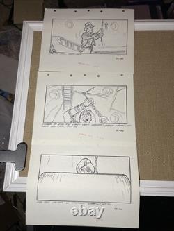 Indiana Jones Temple of Doom storyboard movie prop Spielberg Lucas STAR WARS