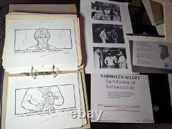 Indiana Jones Temple of Doom storyboard movie prop Spielberg Lucas STAR WARS