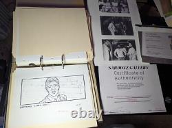 Indiana Jones Temple of Doom storyboard movie prop Spielberg Lucas STAR WARS