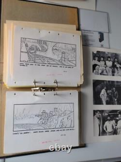 Indiana Jones Temple of Doom storyboard movie prop Spielberg Lucas STAR WARS