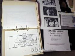 Indiana Jones Temple of Doom storyboard movie prop Spielberg Lucas STAR WARS