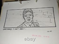 Indiana Jones Temple of Doom storyboard movie prop Spielberg Lucas STAR WARS