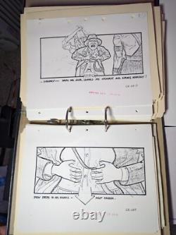 Indiana Jones Temple of Doom storyboard movie prop Spielberg Lucas STAR WARS