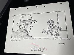 Indiana Jones Temple of Doom storyboard movie prop Spielberg Lucas STAR WARS