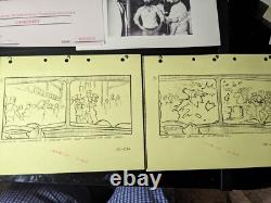 Indiana Jones Temple of Doom storyboard movie prop Spielberg Lucas STAR WARS