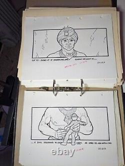 Indiana Jones Temple of Doom storyboard movie prop Spielberg Lucas STAR WARS