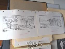 Indiana Jones Temple of Doom storyboard movie prop Spielberg Lucas STAR WARS