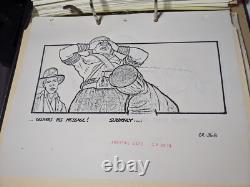 Indiana Jones Temple of Doom storyboard movie prop Spielberg Lucas STAR WARS
