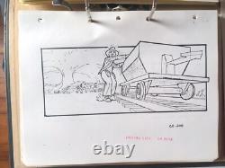 Indiana Jones Temple of Doom storyboard movie prop Spielberg Lucas STAR WARS