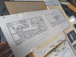 Indiana Jones Temple of Doom storyboard movie prop Spielberg Lucas STAR WARS