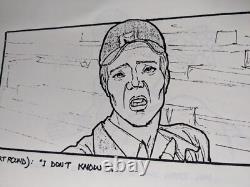 Indiana Jones Temple of Doom storyboard movie prop Spielberg Lucas STAR WARS