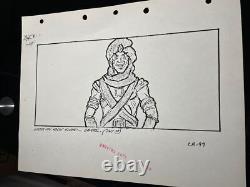 Indiana Jones Temple of Doom storyboard movie prop Spielberg Lucas STAR WARS