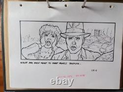 Indiana Jones Temple of Doom storyboard movie prop Spielberg Lucas STAR WARS