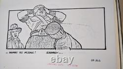 Indiana Jones Temple of Doom storyboard movie prop Spielberg Lucas STAR WARS
