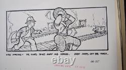 Indiana Jones Temple of Doom storyboard movie prop Spielberg Lucas STAR WARS