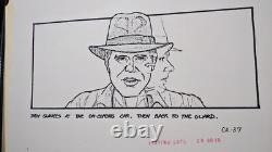 Indiana Jones Temple of Doom storyboard movie prop Spielberg Lucas STAR WARS