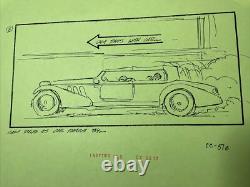 Indiana Jones Temple of Doom storyboard movie prop Spielberg Lucas STAR WARS