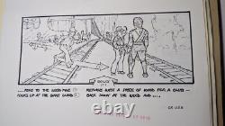 Indiana Jones Temple of Doom storyboard movie prop Spielberg Lucas STAR WARS