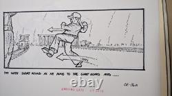 Indiana Jones Temple of Doom storyboard movie prop Spielberg Lucas STAR WARS