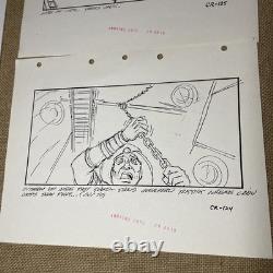 Indiana Jones Temple of Doom storyboard movie prop Spielberg Lucas STAR WARS