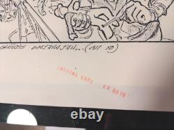 Indiana Jones Temple of Doom storyboard movie prop Spielberg Lucas STAR WARS