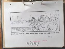 Indiana Jones Temple of Doom storyboard movie prop Spielberg Lucas STAR WARS