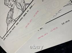 Indiana Jones Temple of Doom storyboard movie prop Spielberg Lucas STAR WARS
