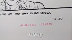 Indiana Jones Temple of Doom storyboard movie prop Spielberg Lucas STAR WARS