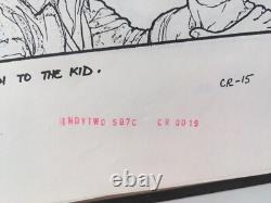 Indiana Jones Temple of Doom storyboard movie prop Spielberg Lucas STAR WARS