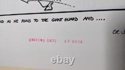 Indiana Jones Temple of Doom storyboard movie prop Spielberg Lucas STAR WARS