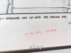 Indiana Jones Temple of Doom storyboard movie prop Spielberg Lucas STAR WARS