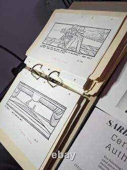 Indiana Jones Temple of Doom storyboard movie prop Spielberg Lucas STAR WARS