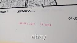 Indiana Jones Temple of Doom storyboard movie prop Spielberg Lucas STAR WARS